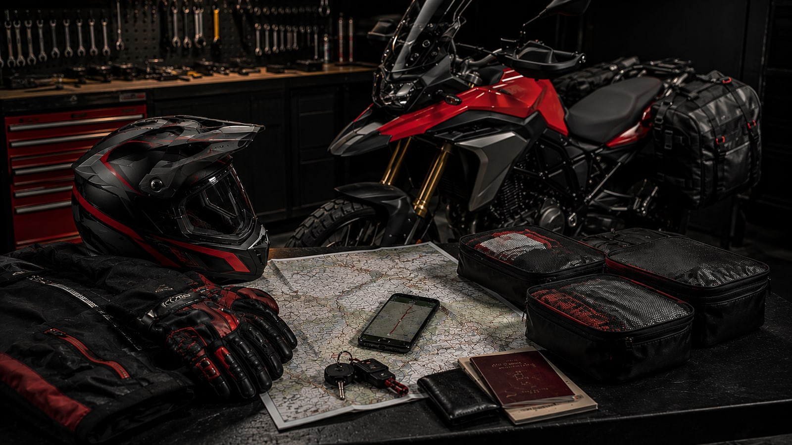 Básicos para preparar un viaje en moto