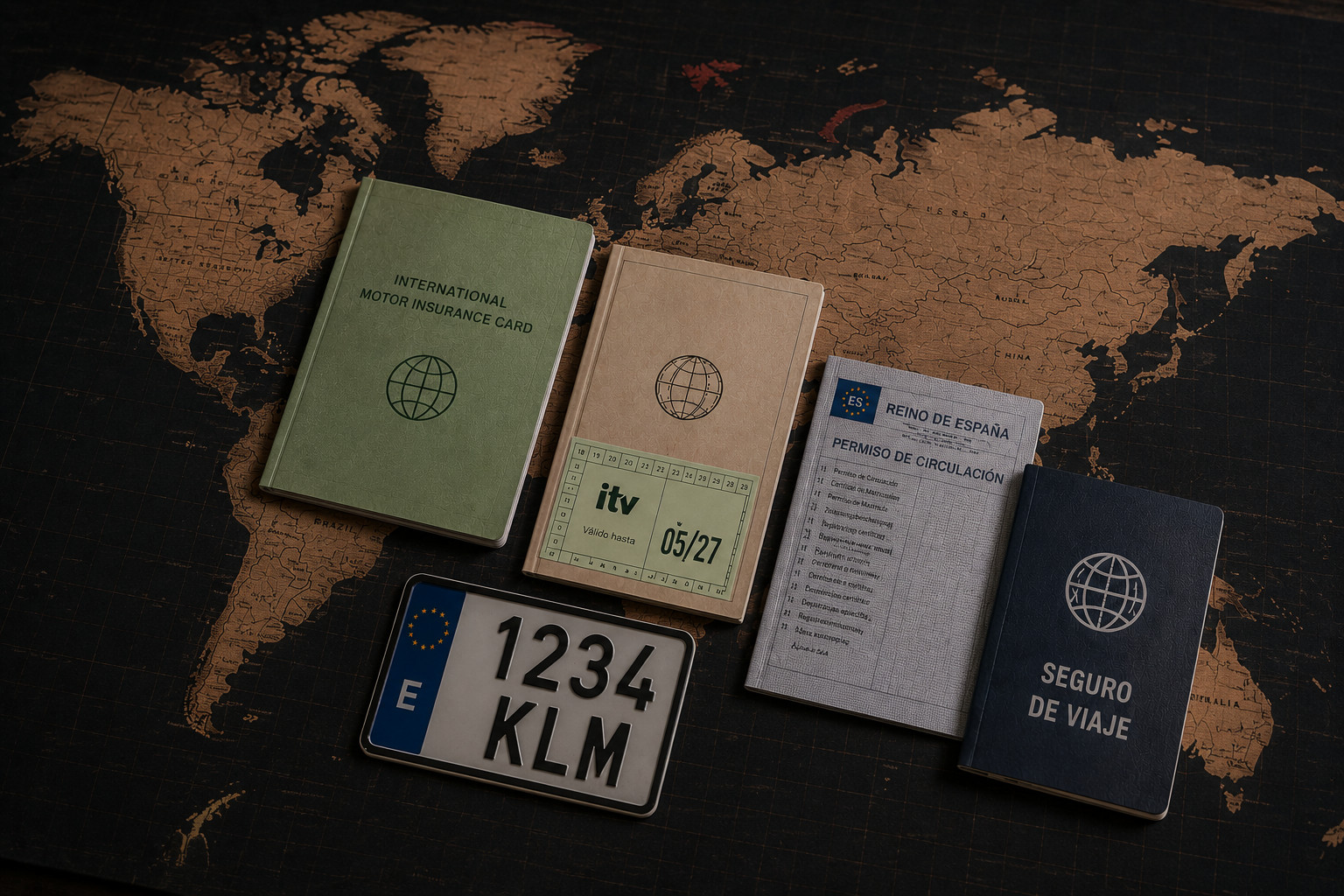 Documentación para viajar fuera de Europa en moto